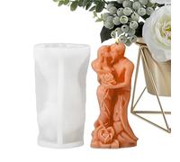 Lovers Moule en silicone pour résine - Moulage passionné, 1 pièce sculpture pour fabrication de bougies, figurine d'affection avec texture douce, équipement artistique, presse à forme humaine pour gel