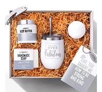 LOVERY Coffret cadeau pour homme, kit spa avec gobelet, produits de soins personnels pour lui, mari, père, patron, frère, petit ami, oncle, coffret cadeau spa unique