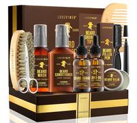 LOVERY Kit d'entretien complet : le kit de barbe LoveryMen pour homme est ce dont votre homme a besoin pour avoir un look spectaculaire pendant les fêtes. Ce kit d'entretien de barbe ultime contient