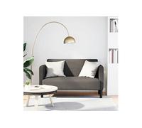 Loveseat bank 109 cm corduroy stof lichtgrijs4100522