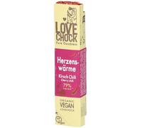 LOVESHOCK Barre chocolatée cerise-piment végan Chocolat 40 g