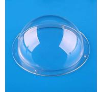 Lovetao,Diamètre : 80 mm avec 4 trous en acrylique,Hémisphère de rechange pour caméra de vidéosurveillance intérieure ou extérieure,Boîtier de caméra dôme de sécurité (80 mm)