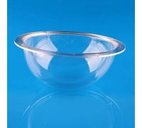 Lovetao - Diamètre : 90 mm avec 4 trous - Bride dôme en acrylique transparent - Hémisphère de rechange pour caméra de vidéosurveillance - Pour intérieur/extérieur