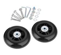 Lovetao Kit de remplacement de roues de valise 50 x 18 mm avec ABEC 608zz roues de rechange pour patins d'extérieur (OD : 50 W : 18 ID : 6 essieux : 30 et 35 noir)