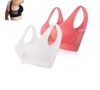 Lovethirdus Bras, Sports Bra for Women, Cooling Comfort Wire-Free Bra Ventilated Lift Up Air Bras