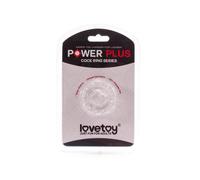 Lovetoy- cockring power plus Transparent