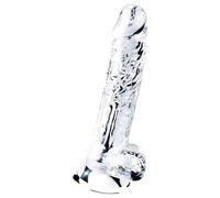 Lovetoy Flawless Clear - gode ventouse - 19 cm (transparent)