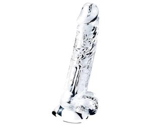 Lovetoy Flawless Clear - gode ventouse - 19 cm (transparent)