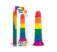 Lovetoy- Gode droit Arc en ciel