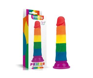 Lovetoy- Gode droit Arc en ciel