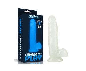 Lovetoy- Gode réaliste PHOSPHORESCENT lumineux
