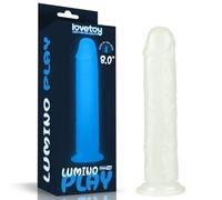 Lovetoy- Gode droit PHOSPHORESCENT lumineux