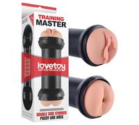 Masturbateur Homme Double Plaisirs Vagin Anus Sextoy Souple SENSATION RÉEL
