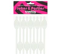 Lovetoy - paille lumineuse vagin - blanc
