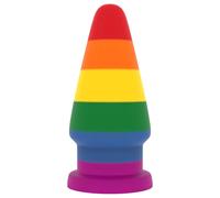 Lovetoy Prider - plug anal dilatateur - 15 cm (arc-en-ciel)