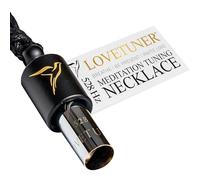 LOVETUNER Collier de Respiration Consciente et Méditation | Fréquence d’Amour Solfeggio 528 Hz | Collier Sifflet Anti-Stress | Favorise le Calme par Soundhealing et Breathwork