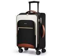 LOVEVOOK Cabine 55x35x25 - Bagages Voyage Avion, Sac à Dos Souple et Roulette - Serrure included