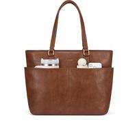 LOVEVOOK Grand Sac à Main Femme Polyvalent, Cabas Élégant avec Compartiment Ordinateur Portable, Tote Bag Professionnel pour Travail, Études, Université, Bureau, Cours et Voyage