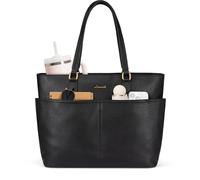LOVEVOOK Grand Sac à Main Femme Polyvalent, Cabas Élégant avec Compartiment Ordinateur Portable, Tote Bag Professionnel pour Travail, Études, Université, Bureau, Cours et Voyage