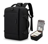 LOVEVOOK Sac à Dos de Voyage Pour Ryanair Easyjet - Bagage à Main Carry On Cabin Max Pour Avion, Noir, 40x20x25cm