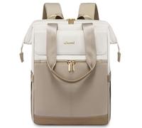 LOVEVOOK Sac a Dos Femme, 15.6 Pouces Sacs à Dos Ordinateur Portable, Travail Antivol pour Ordi Pc, Sac College Fille de Voyage Renforcé, Leger Travel Backpack Loisir pour le travail, l'école