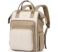 LOVEVOOK Sac à dos pour femme, Sac à dos d'école pour ordinateur portable pour adolescentes, imperméable, élégant, sac à dos de voyage, sac à dos de jour, sac de travail, sac d'école, sac à main, sac