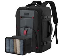 LOVEVOOK Sac a Dos Voyage Cabine Avion, Sac à Dos de Voyage Homme Femme, Étanche Sac à Dos Pour Ordinateur Portable Bagages Cabine, Backpack Travel pour Travail École Loisir