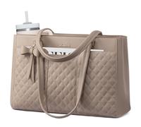 LOVEVOOK Sac a Main Femme Sacs 15,6 Pouces Ordinateur Cabas, Grand Format Sac à Main Bag Pour Les Cours Travail Lycee, Cuir PU Fourre Tout Handbags Tote for Women Femmes