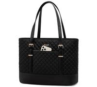 LOVEVOOK Sac pour ordinateur portable pour femme, Noir , 17.3 zoll