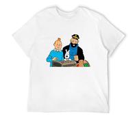 LoveVow T-shirt Lightn Tribes and Winks to Tin-Tin, blanc, blanc, XL