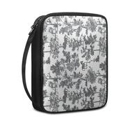 Lovewang Couverture Bible Zebra Arbre Gris Pochette Livre en Tissu Toile Polyeste avec Poignée et Fermeture éclair Housse de Protection pour Bible pour Femme Hommes 27.5x22.5x5.5 cm
