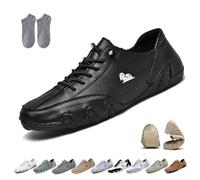 LOVEWLVNCL Italiennes Faites Main Chaussures Pieds Nus Unisexes Baskets Chaussures Beck Antidérapantes Légères Respirantes Bottes Pieds Nus Minimalistes Ergonomiques Et Orthopédiques(Noir,41 EU)