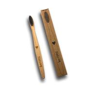 Lov'FROG Brosse à Dent Bambou Charbon Actif Adulte Motif Coeur