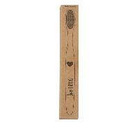 Lov'FROG Brosse à Dent Bambou Charbon Actif Adulte Motif Coeur