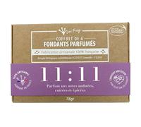 Lov'FROG Coffret Fondant Parfumé Parfum d'Ambiance 11:11 Ambré Cuivré Épicé Bio 6 unités