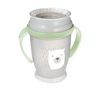 LOVI 360 Degree Trainer Sippy Cup pour tout-petits, 12m +, 250 ml, Sans BPA, Protection antibactérienne SteriTouch, Poignées profilées, Système d'étanchéité innovant, Buddy Bear