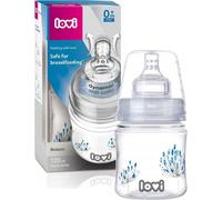 Lovi | Biberon BOTANIC 120ml - Supervent 0m+ - Anti-coliques - Design moderne pour les mères qui allaitent