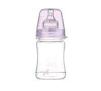 LOVI Biberon en verre anti-colique avec tétine dynamique, 150 ml, 0+ Mois, Système de ventilation SUPER, Protection du réflexe de succion, Collection Baby Shower Girl
