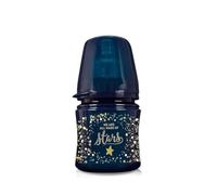 LOVI Biberon Stardust, 0 mois+, Ne perturbe pas le réflexe de succion de l'enfant, Système de ventilation SUPERvent, Sans BPA, Collection Stardust, 120ml