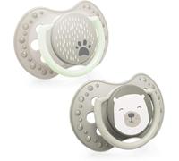 LOVI Buddy Bear Lot de 2 tétines dynamiques 0-3 m