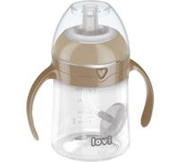 LOVI La première tasse avec une paille chargée LOVI 150 ml Brown