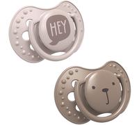 LOVI Hey 3-6m tétine Beige 2 pcs