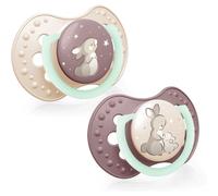 LOVI NIGHT&DAY Girl tétine 6-18 m 2 pcs