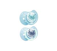 LOVI Smoczek silikonowy dynamiczny 3-6 m 2 szt. Tie Dye Blue