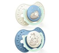LOVI Tétines silicone dynamique Night&Day Boy 6-18 m 2 pcs 22/915boy
