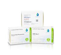 Lovibond Kit testeur de qualité de l'eau - DPD No.1, DPD No.3 et tablettes rouges phénol | 3 x 250 sachets | Test de chlore et de pH pour piscines, jacuzzis, aquariums, bassins, spas et plus |