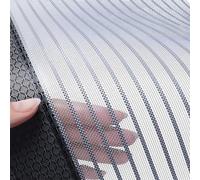 LOVIGA Moustiquaire de porte de balcon - Moustiquaire pour porte de balcon - Tissage en verre robuste - Autobloquante et résistante - Montage facile sans perçage - Moustiquaire ultra fine - 110 x 210