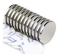 Lovimag Aimants puissants en néodyme avec adhésif double face, aimants puissants avec terres rares, parfaits pour réfrigérateur, bricolage, construction, science, artisanat