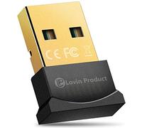 Lovin Adaptateur USB Bluetooth 4.0 sans fil compatible avec Windows 10, 8.1/8, 7, Vista, XP, 32/64 bits pour ordinateur de bureau, ordinateur portable, ordinateur (1 paquet)