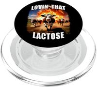 Lovin' That Lactose - Funny Milk & Dairy Meme Cows Graphic PopSockets PopGrip pour MagSafe